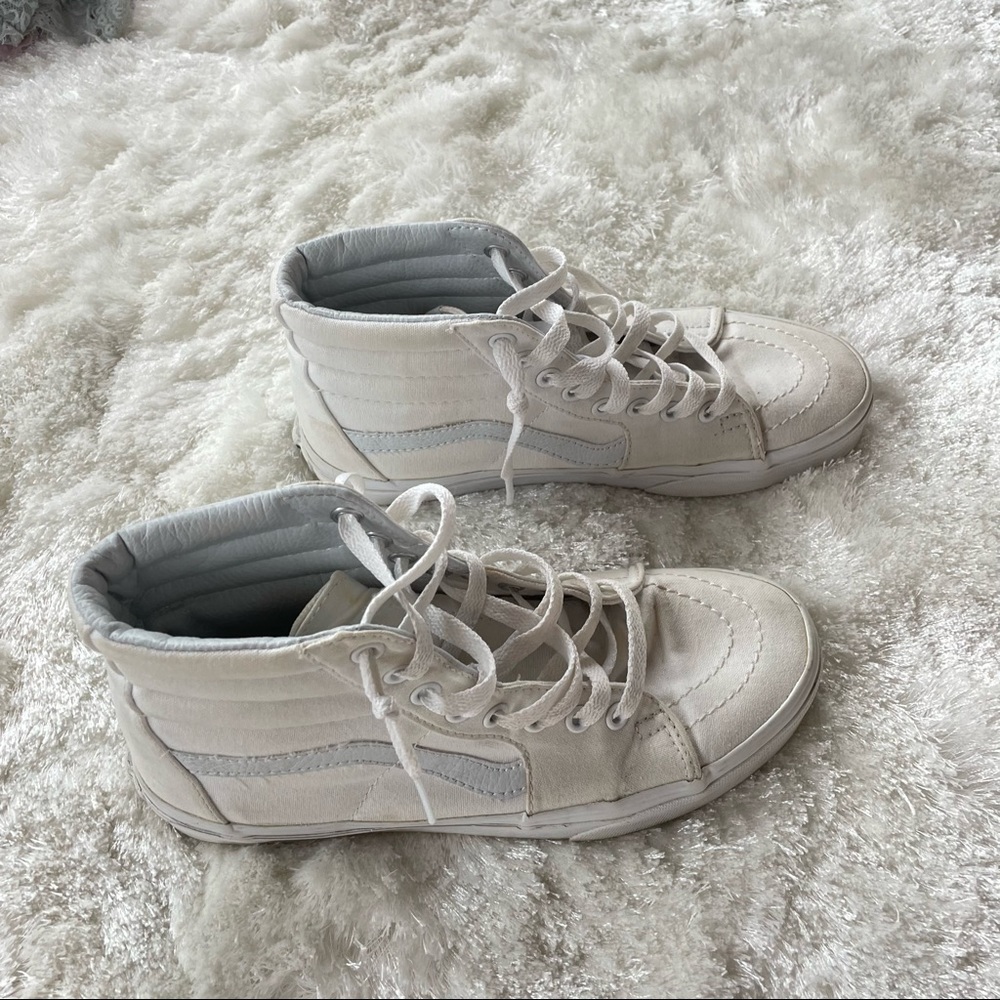 White high top vans